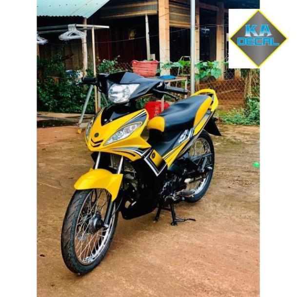 Tem rời exciter 2010 vàng đen 3 lớp ko bay màu