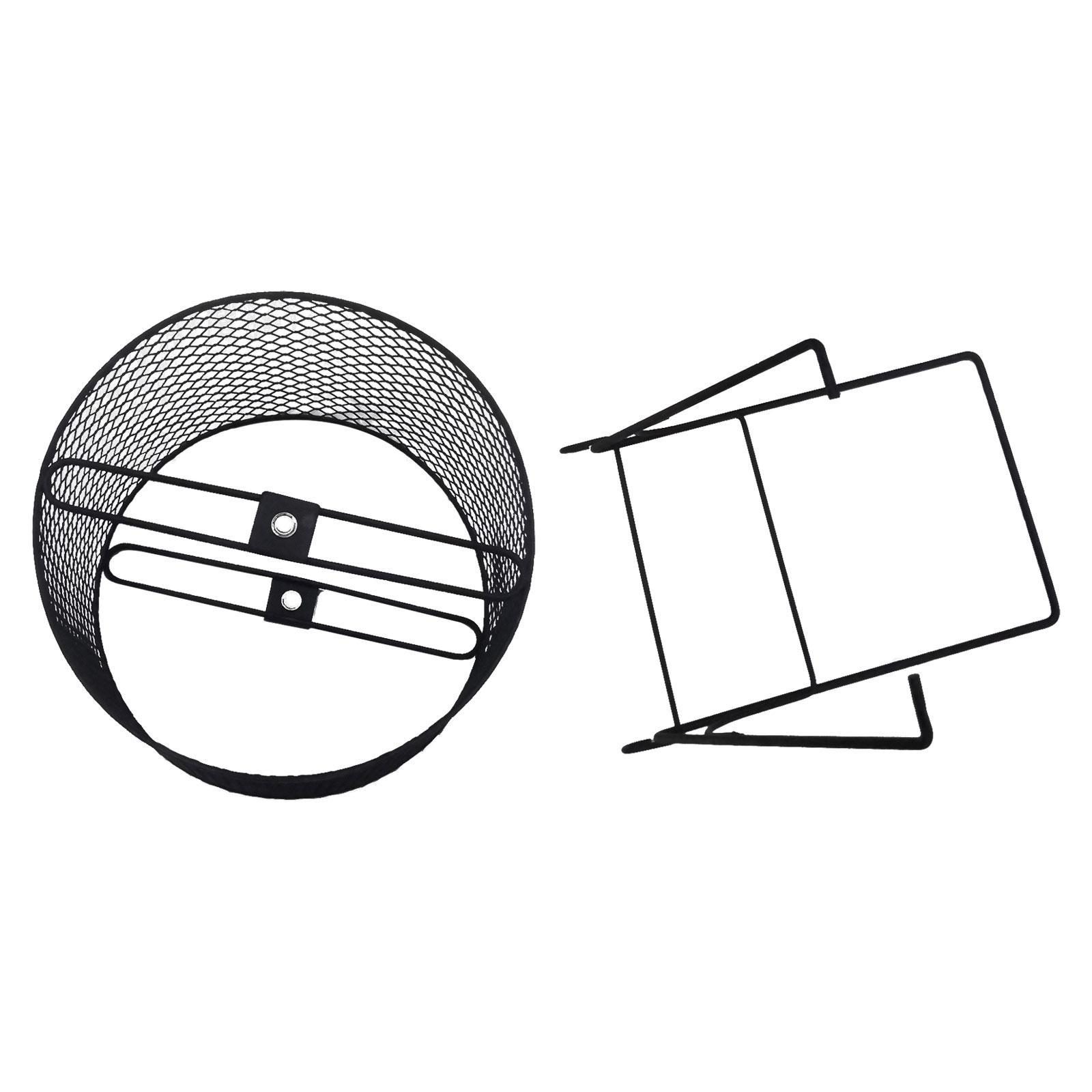 Iron Hamster Running Exercise Wheel Guinea Pig Jogging Wheel Black Wire Mesh