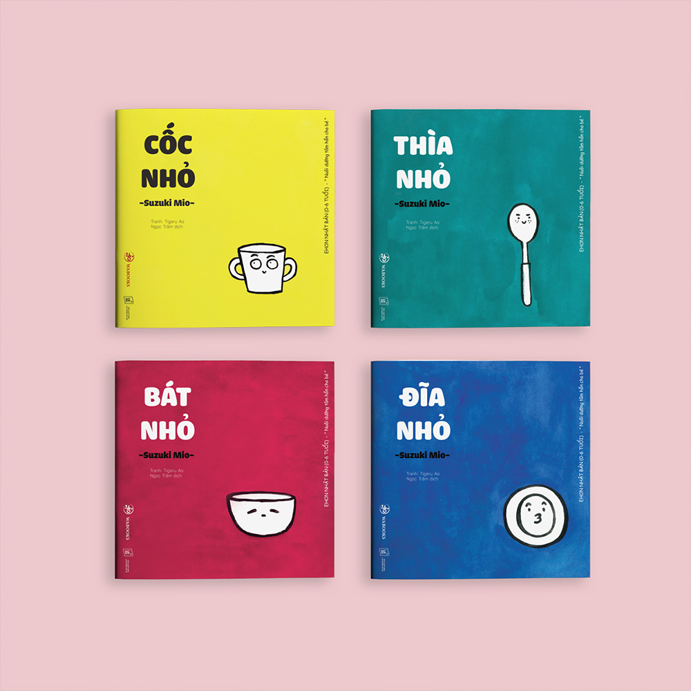 Combo 4 cuốn truyện tranh Ehon Nhật Bản - Đồ Vật Quanh Bé - Dành cho trẻ từ 0 - 6 tuổi