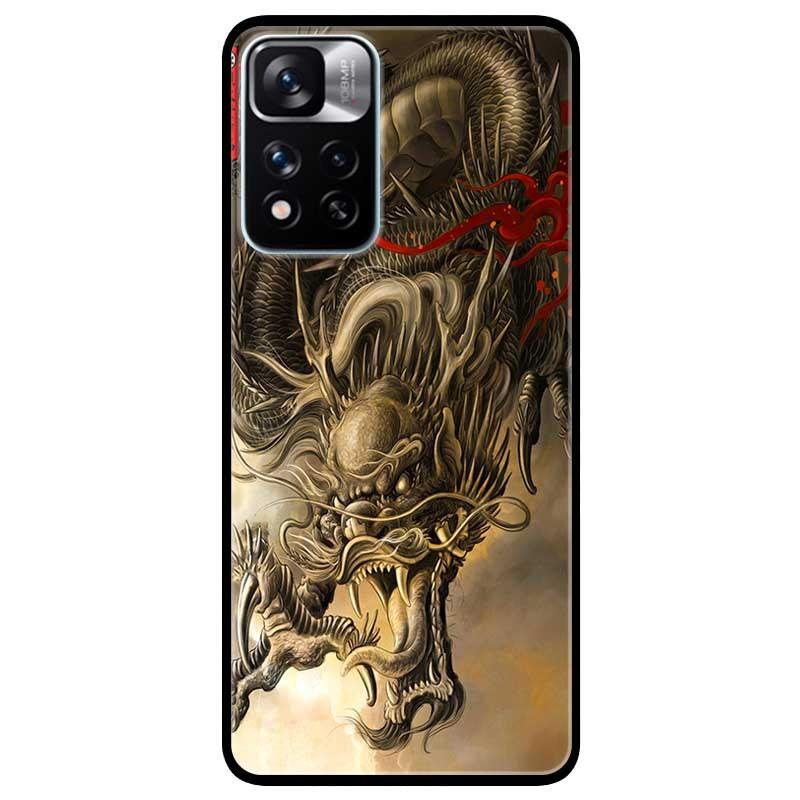 Ốp lưng dành cho Xiaomi Redmi Note 11 Pro 5G mẫu Rồng Giận Dữ