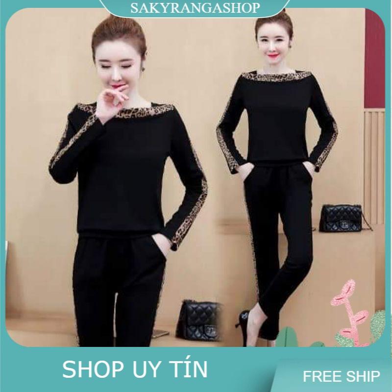 SÉT BỘ THỂ THAO PHỐI HỌA TIẾT BEO