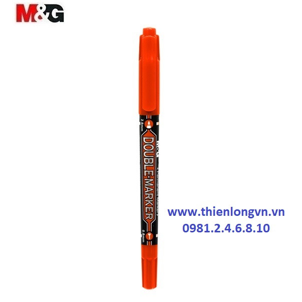 Bút dạ kính 2 đầu M&G - APM21372 mực đỏ