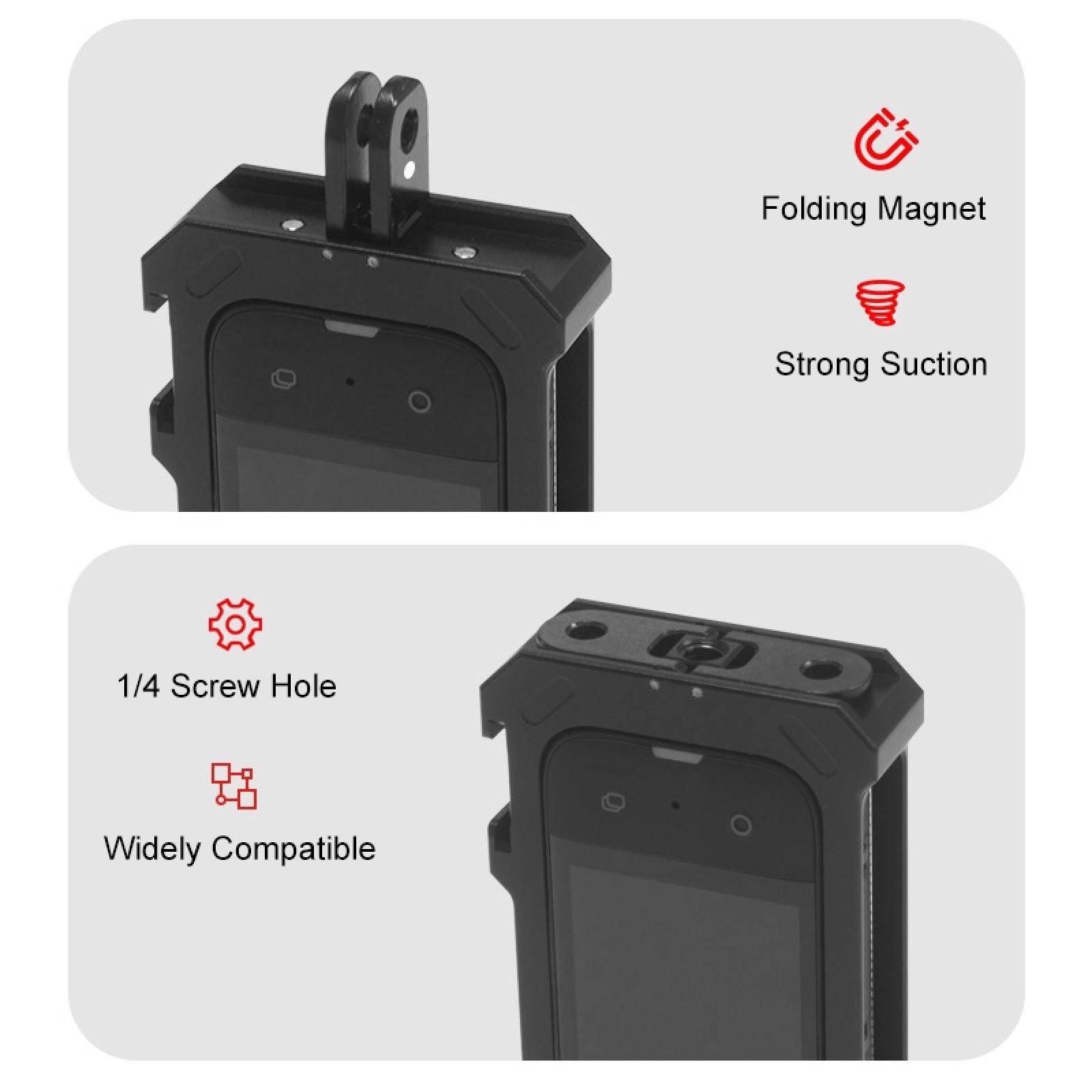 Puluz cho khung vỏ bảo vệ kim loại insta360 x3