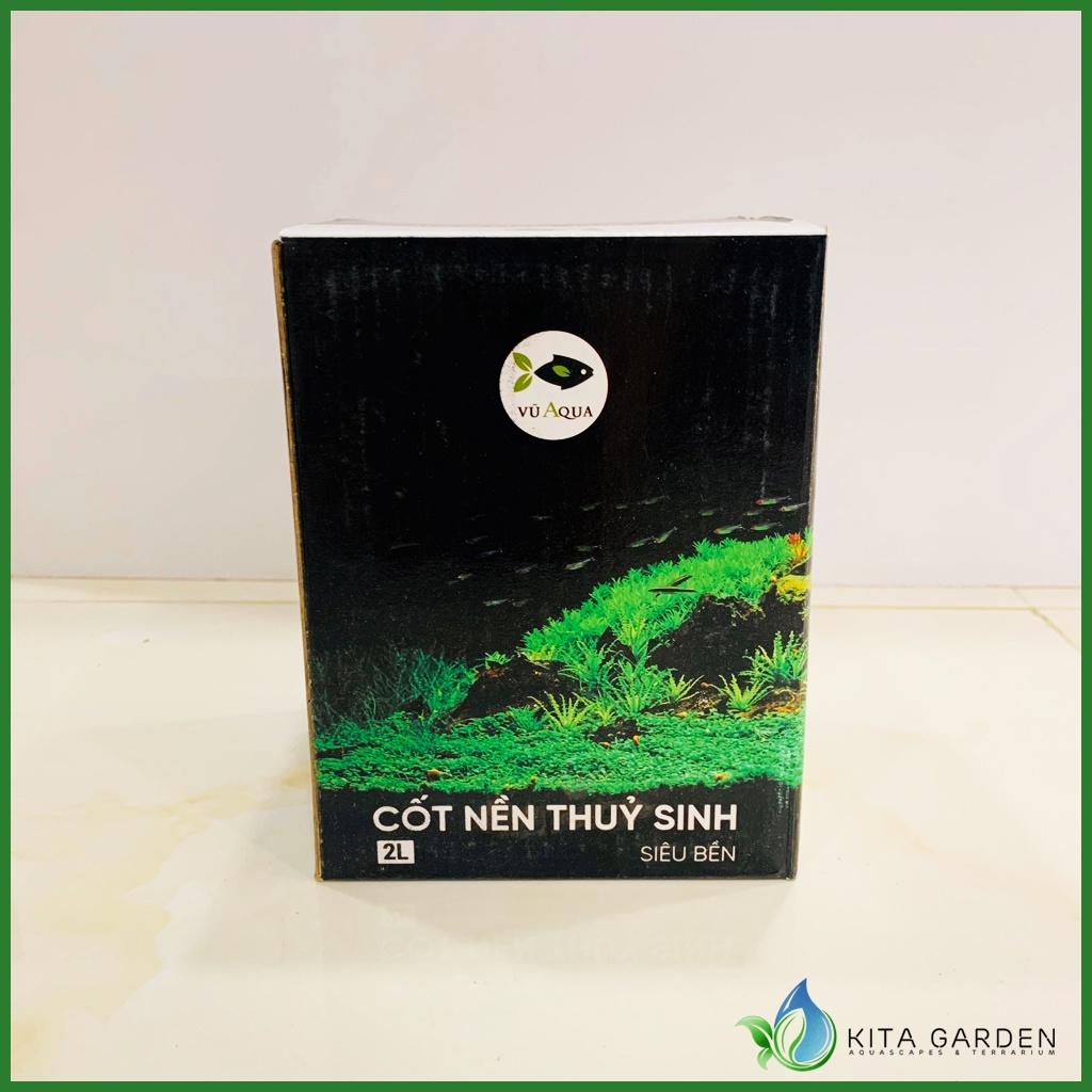 Cốt Nền Thuỷ Sinh Vũ Aqua Hộp 1L, 2L | Giúp bổ sung dinh dưỡng cho cây màu thêm căng