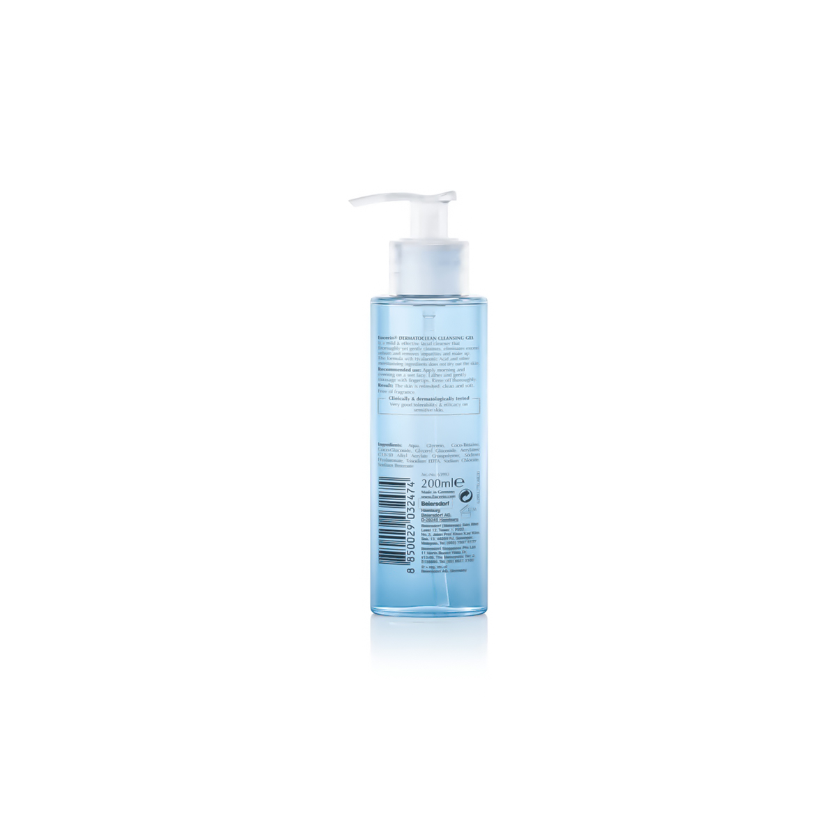 Gel Rửa Mặt Cho Da Nhạy Cảm Eucerin Dermato Clean Refreshing Cleansing