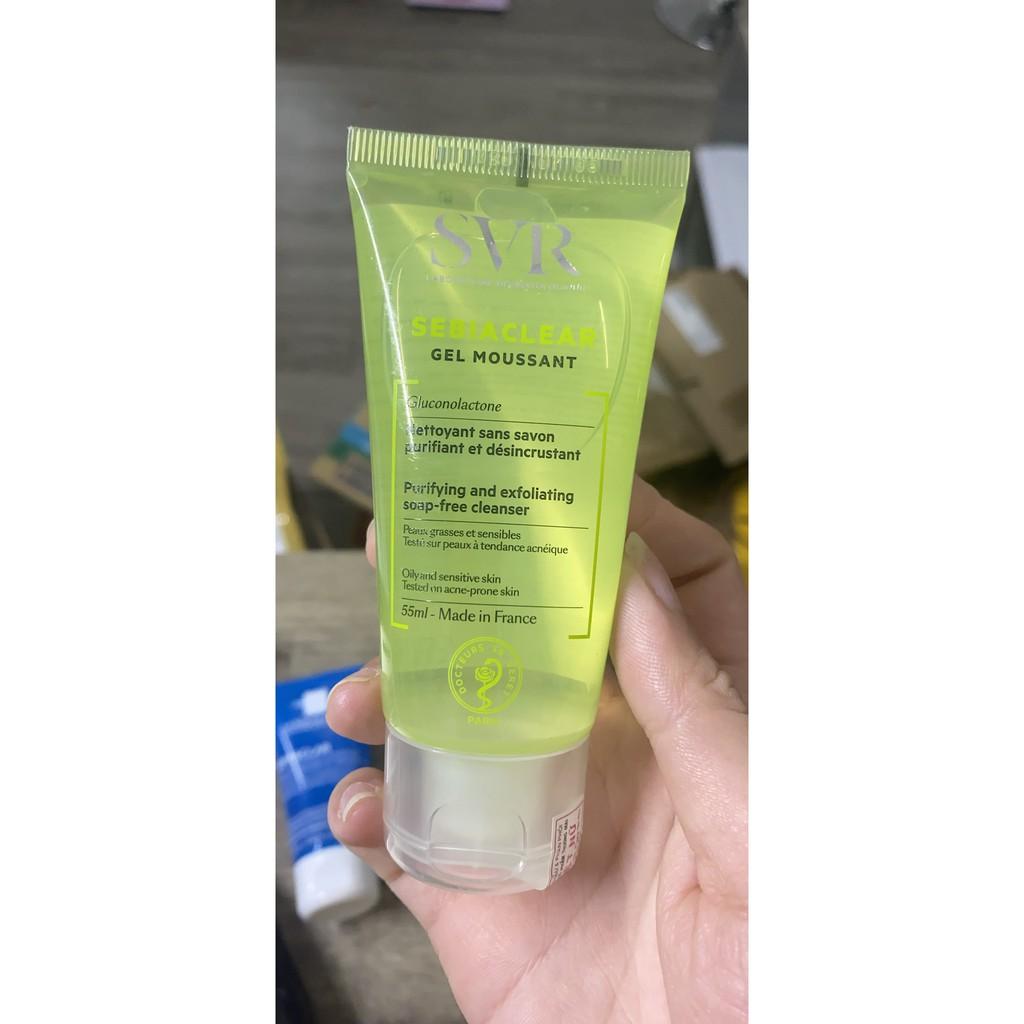 Sữa Rửa Mặt SVR Gel Moussant cho da dầu mụn 55ml