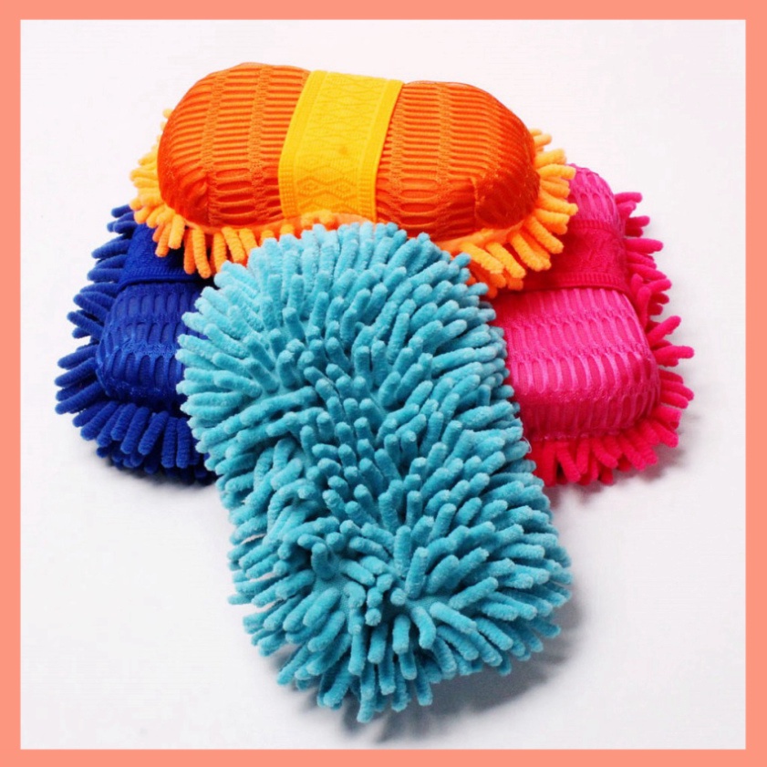Miếng san hô rửa xe Microfiber siêu mịn tiện dụng