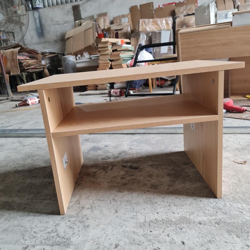 Bàn trà bệt kiểu Nhật 2 tầng, bàn sofa mini, bàn làm việc ngồi bệt 2 tầng gỗ cao cấp bền đẹp, chắc chắn - MoZi TB020