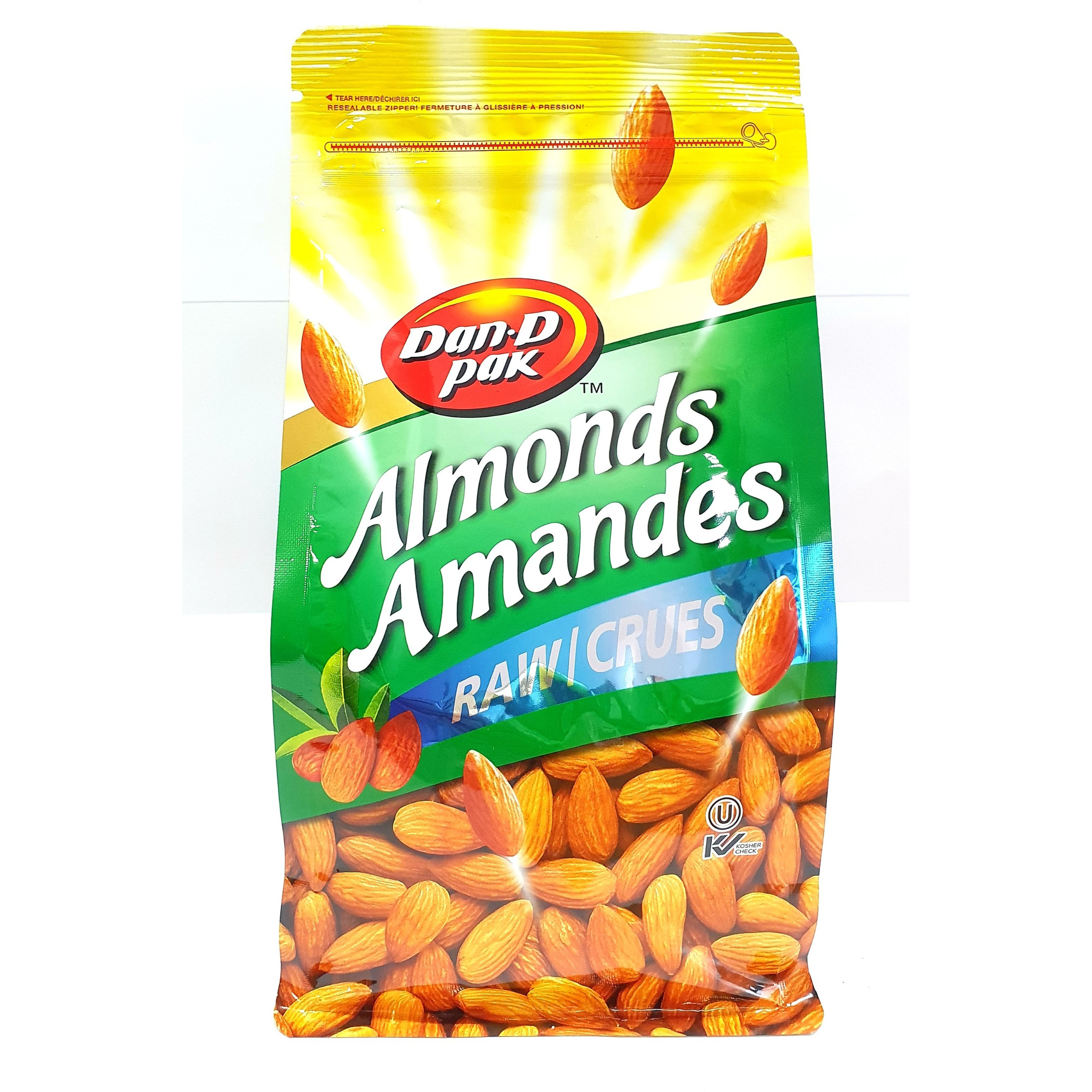 HẠNH NHÂN SỐNG MỸ ALMONDS RAW 650G