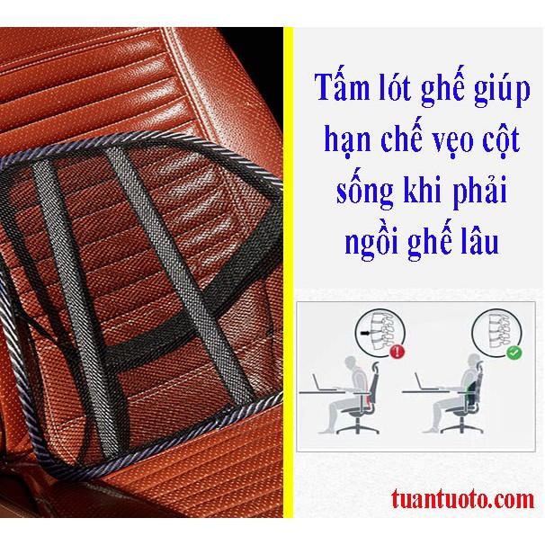 Tấm lưới tựa lưng ô tô