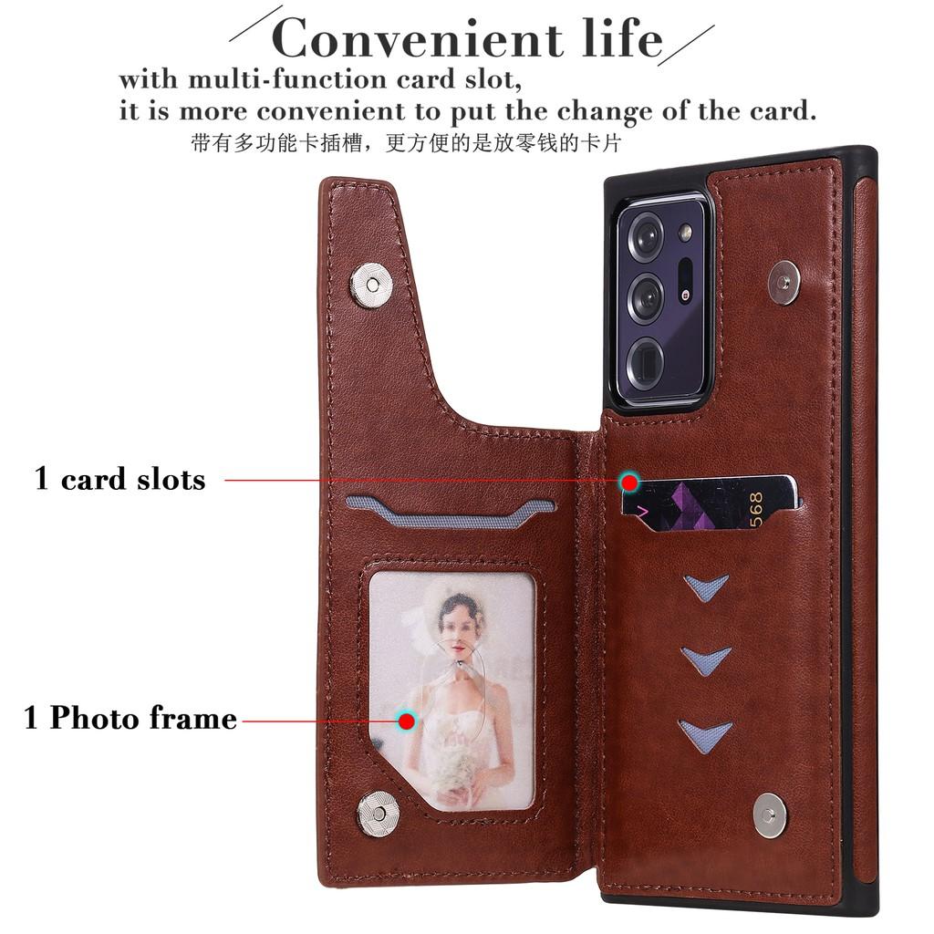 Bao Da Nắp Gập Có Ngăn Đựng Thẻ In Hình Bướm 3d Cho Samsung Galaxy Note20 Ultra S20 Ultra S20 + S20 Plus