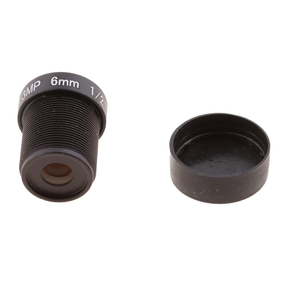 6mm Kits of Lens 2MP Board Lens Surveillance Accessories for CCTV Surveillance 1080P Camera Lens Black