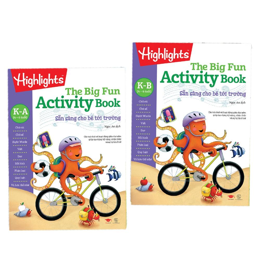 Sách Big Fun Activitity Books Kindergarten, Sẵn sàng cho bé tới trường