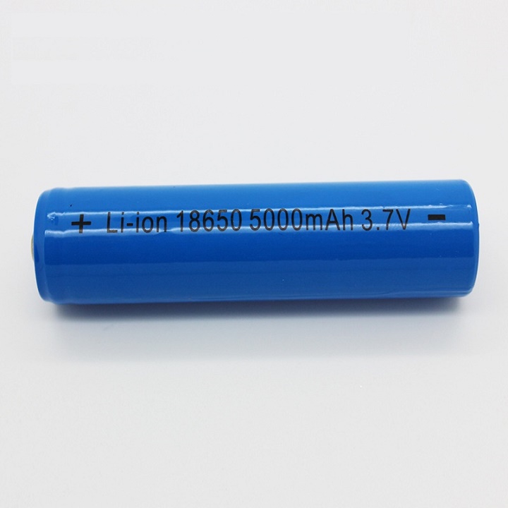 Pin sạc 3.7V 18650 5000mAh cho sạc dự phòng, đèn pin, đồ chơi