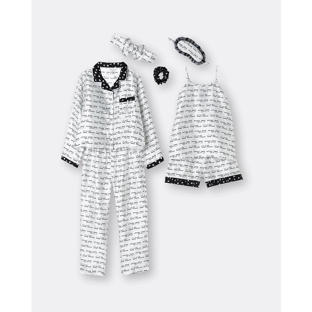 Set quần áo bé gái lụa River săn sale giá tốt sz 5-6y