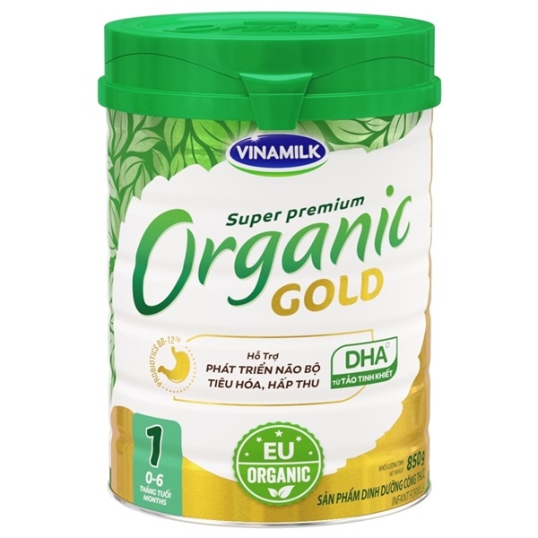 COMBO 2 HỘP SỮA BỘT VINAMILK ORGANIC GOLD 1 850g.