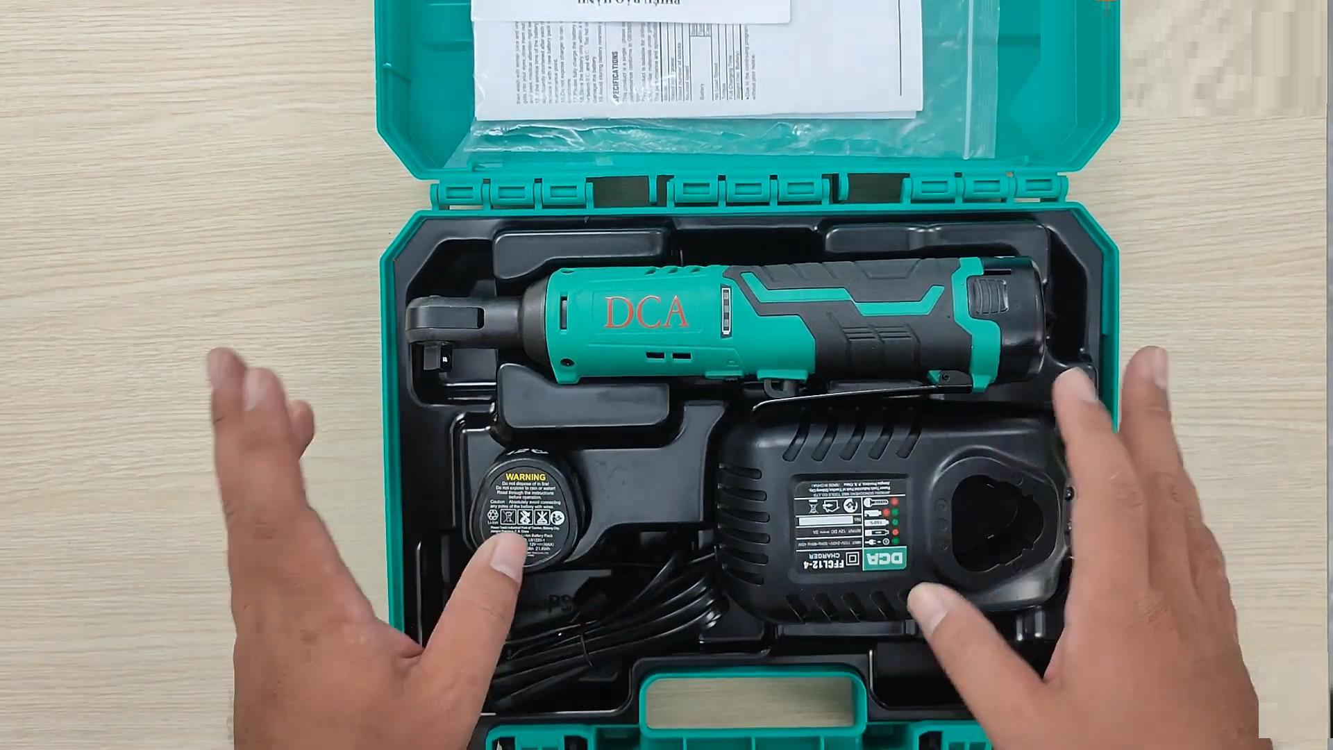 MÁY SIẾT CỜ LÊ DÙNG PIN 12V DCA ADPB02-10EK - HÀNG CHÍNH HÃNG