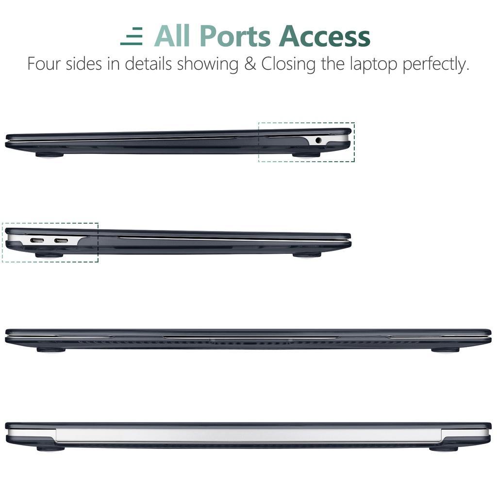 Ốp Lưng Nhựa Cứng Cho MacBook Air M2 2022 Pro13 M2 / M1 A2338 Air13 M2 M1 A2337 Pro14inch A2442 Pro16inch A2485 A2681 A2179 A2289 A2251 A1708