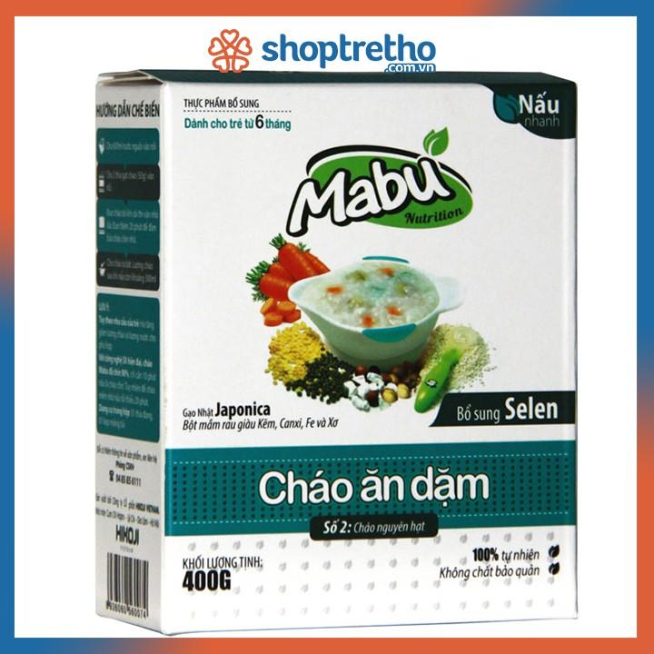 Cháo ăn dặm nguyên hạt Mabu số 2 (400g)