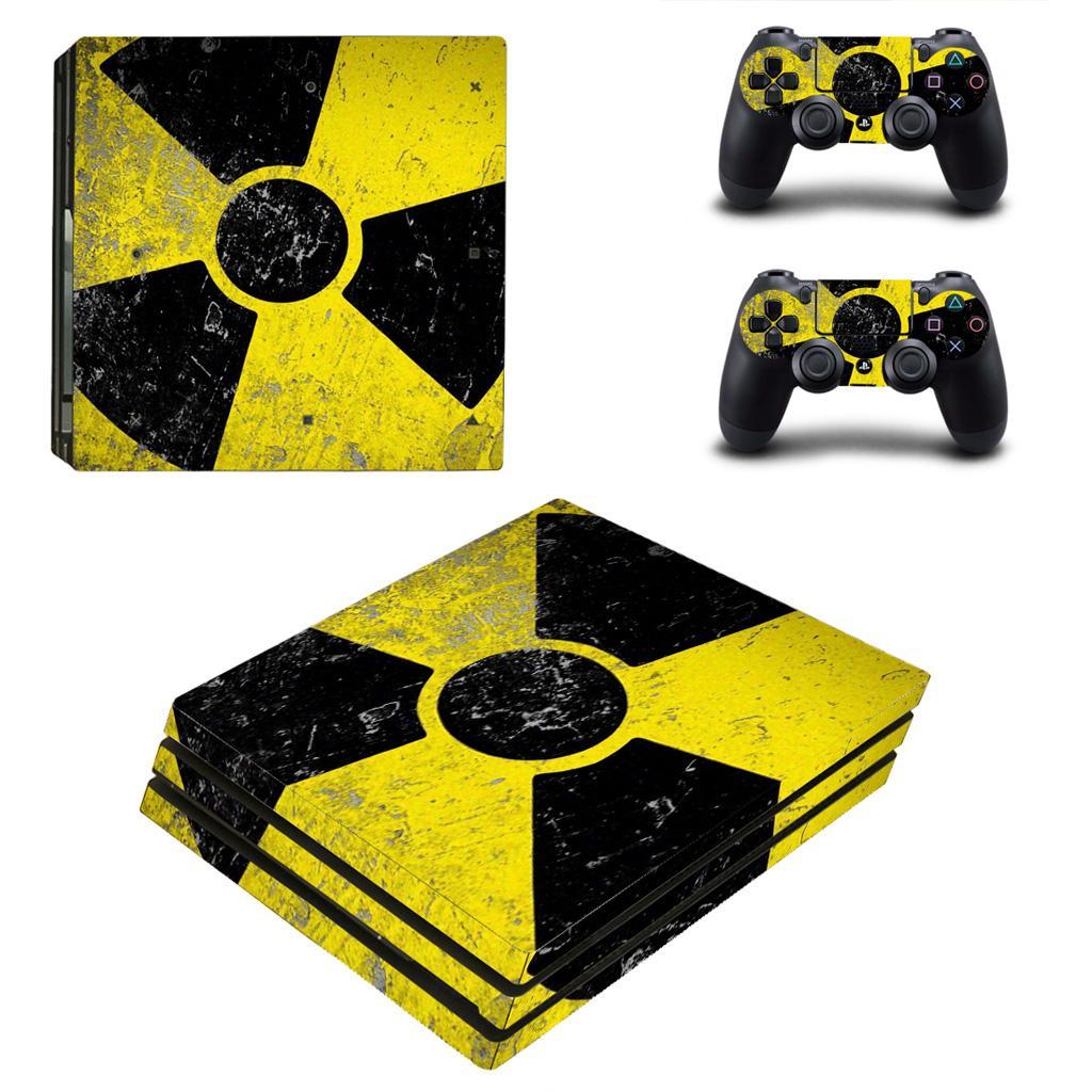 For PS4 Pro Console Skin Cover Decal Sticker + 2 Controller Skin