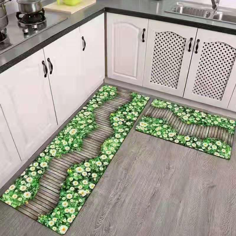 Bộ 2 Thảm Bếp 3D Trang Trí Các Mẫu Mới Nhất