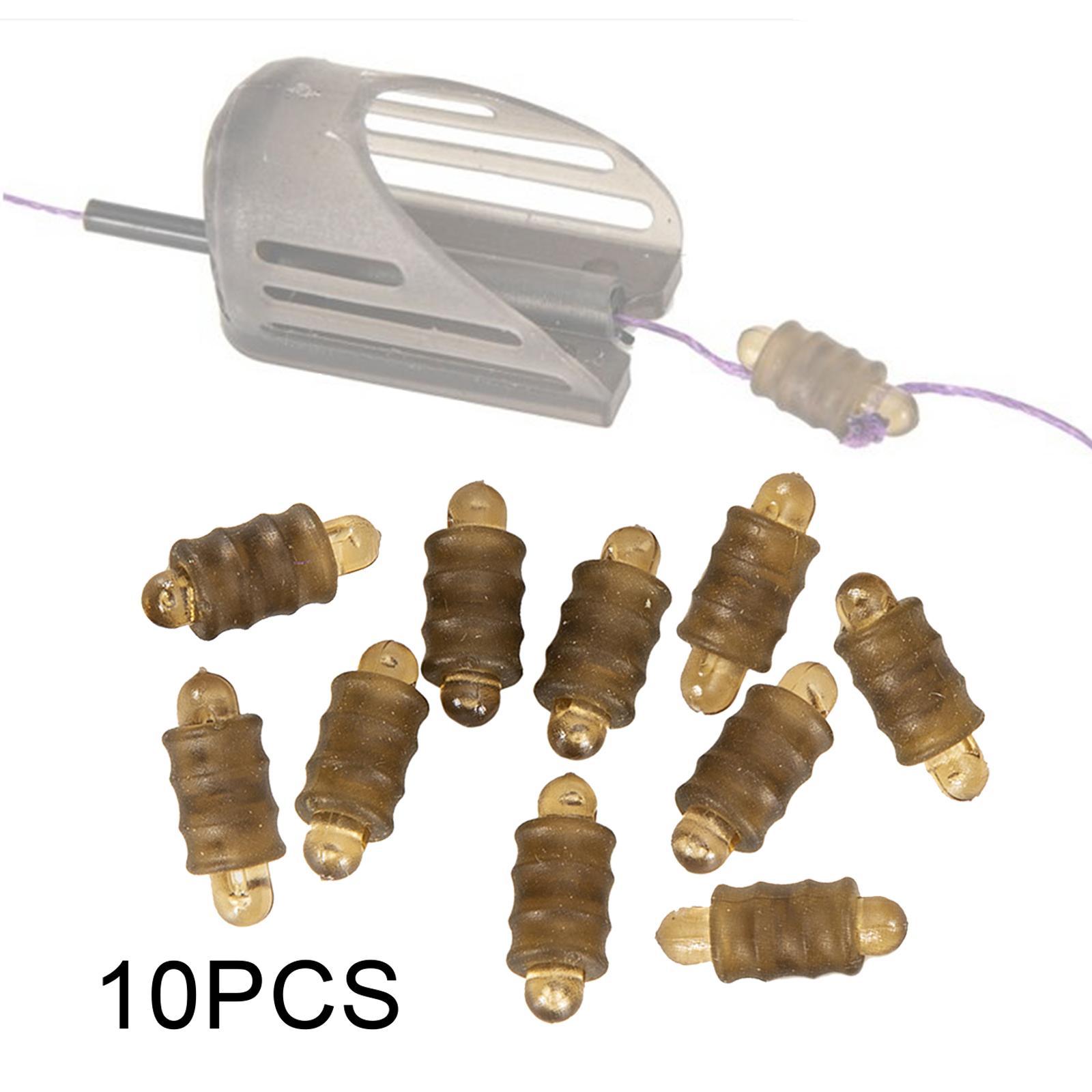 10 Pieces Carp Fishing Method Feeder Connector Quick Release Beads Inline
