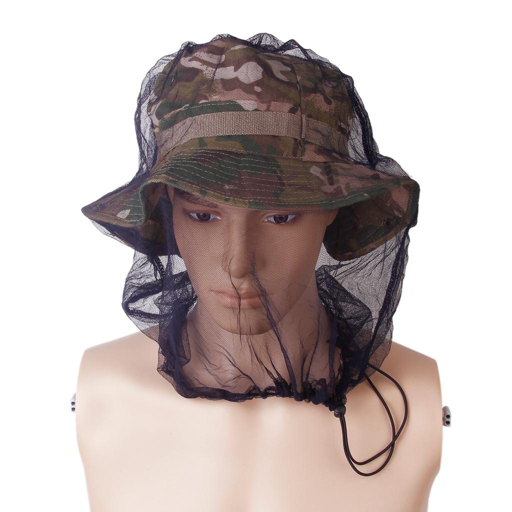 Outdoor Camping Clambing Anti-mosquito Mask Head Net Mesh Face Protection