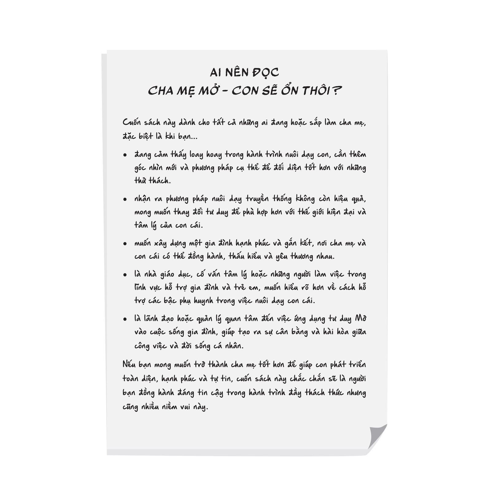 Cha Mẹ Mở - Con Sẽ Ổn Thôi - Bản Quyền