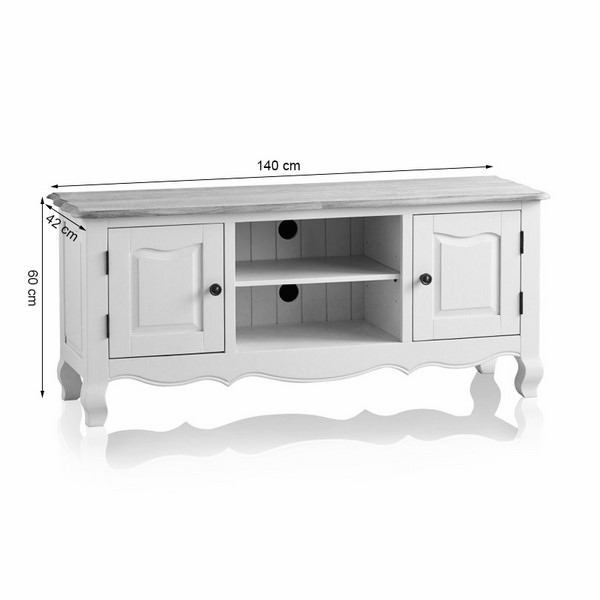 Tủ TV 2 cánh Bella gỗ sồi