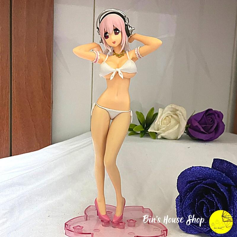 Mô hình đồ chơi nhân vật Super Sonico mặc Bikini cao 19cm