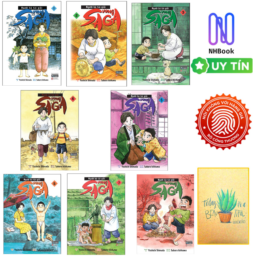 Combo Người Bà Tài Giỏi Vùng Saga - Tặng sổ tay