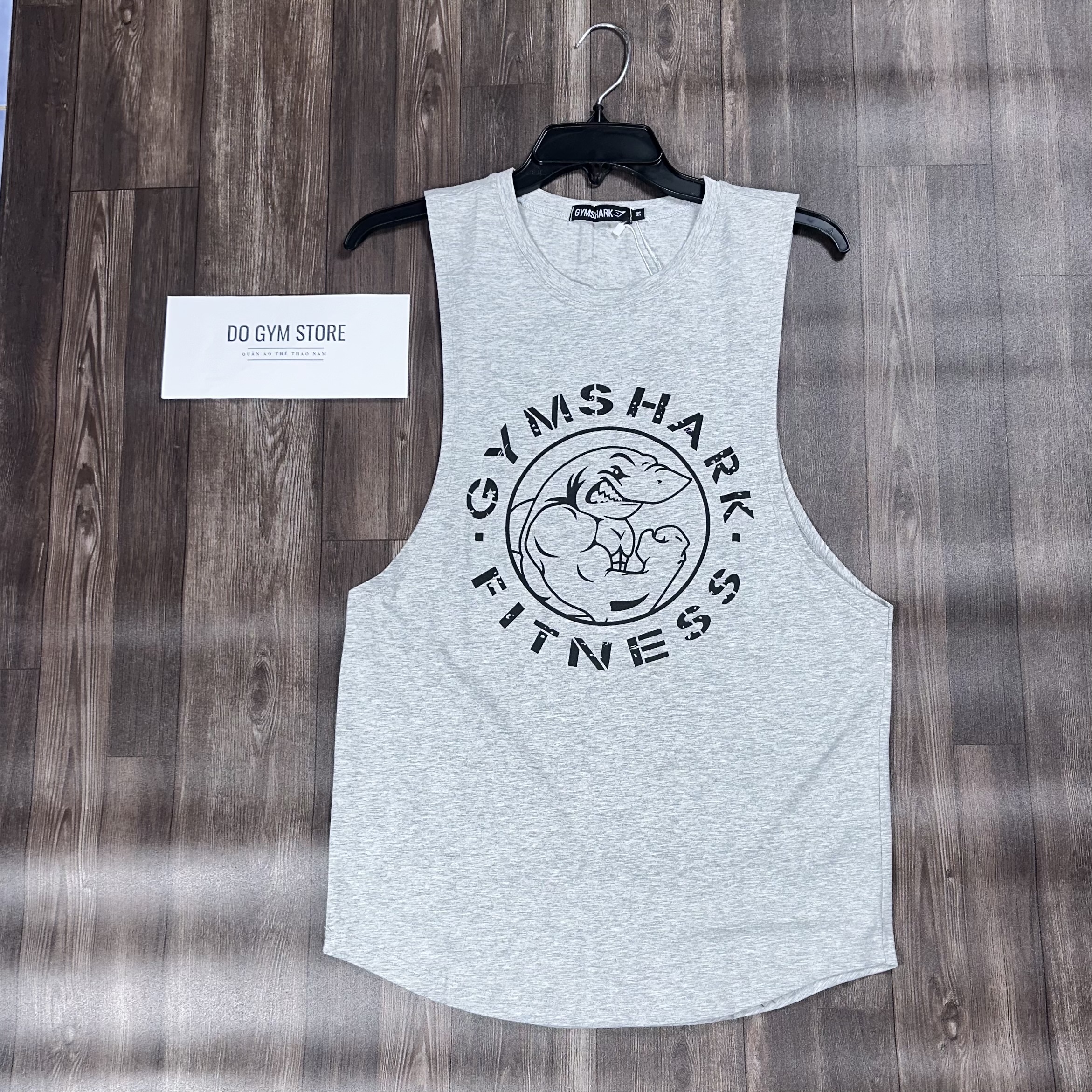 Áo tank top nam tập gym DO GYM SHOP chất thun thoáng mát khi chơi thể thao, mặc nhà