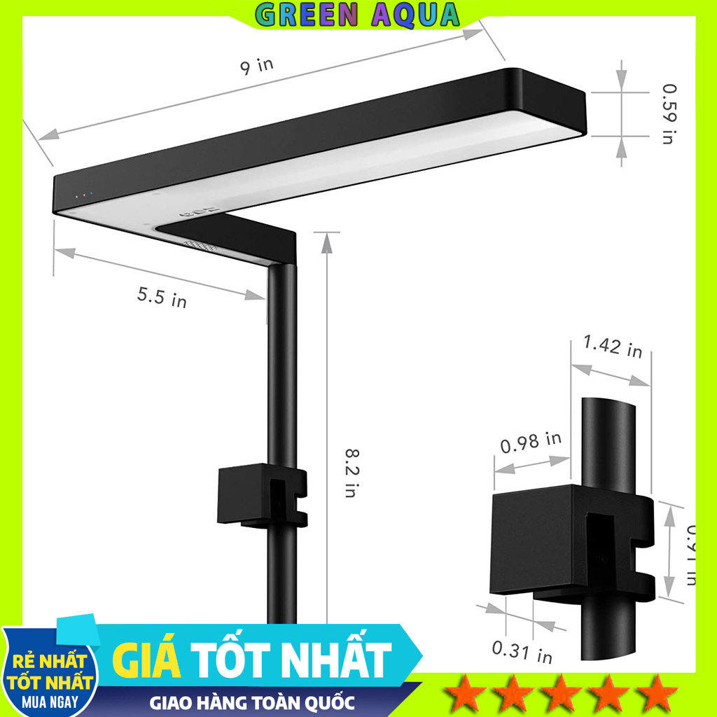 ONF - Flat Nano+ | Đèn LED trồng cây thủy sinh trong hồ cá, cây tiểu cảnh trong nhà