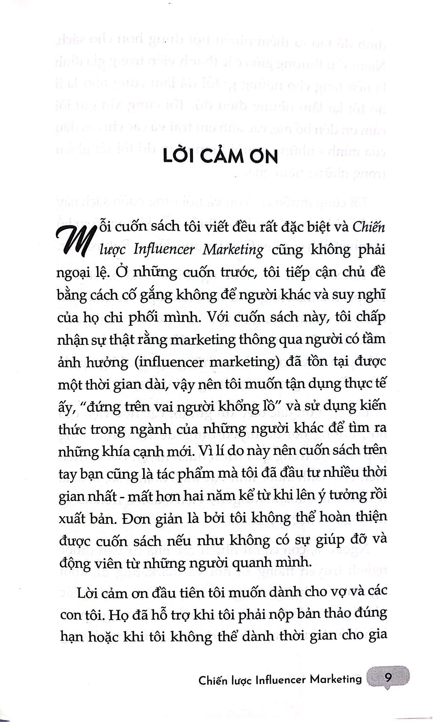 Sách Chiến Lược Influencer Marketing