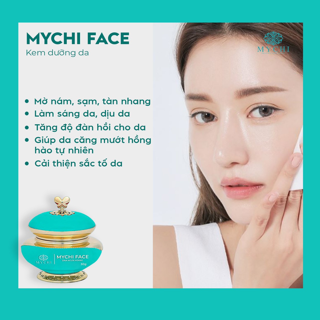 Kem dưỡng da mặt Mychi Face (Tặng tẩy da chết 120k)