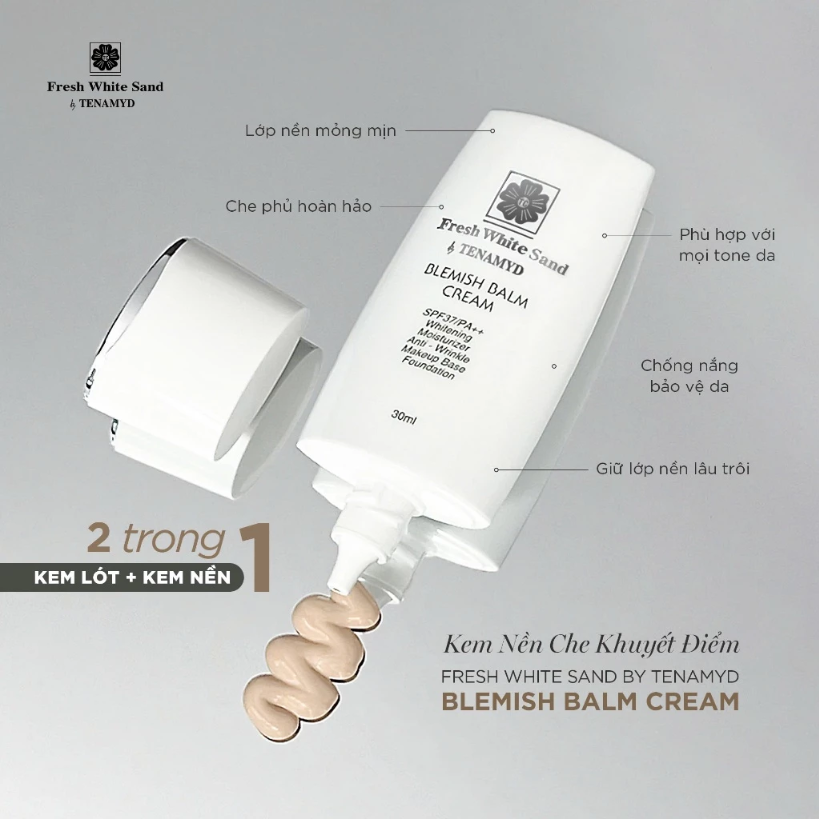 Kem nền che khuyết điểm TENAMYD Blemish Balm Cream 30ml