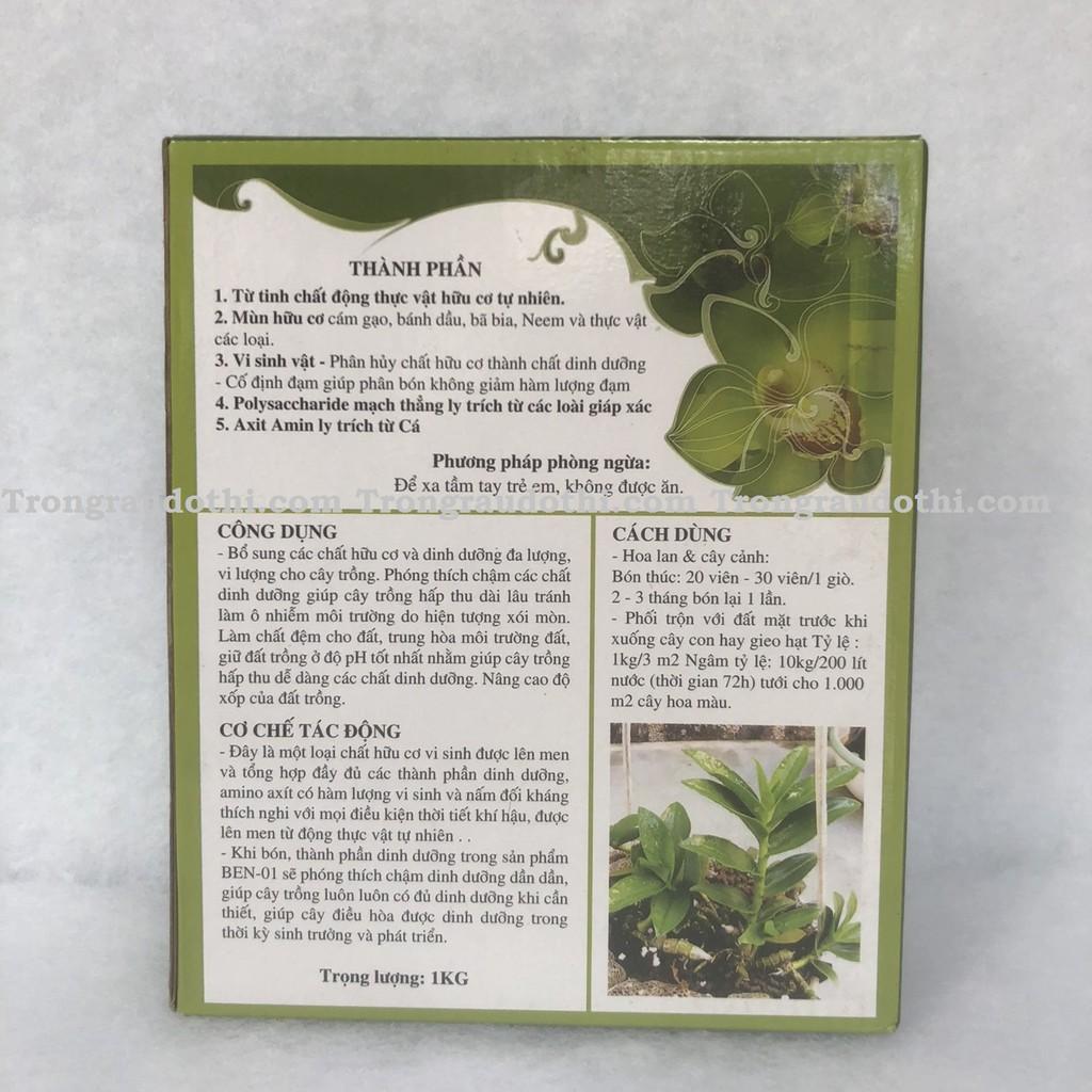 Phân hữu cơ nén viên Ben-01 Hùng Nguyễn