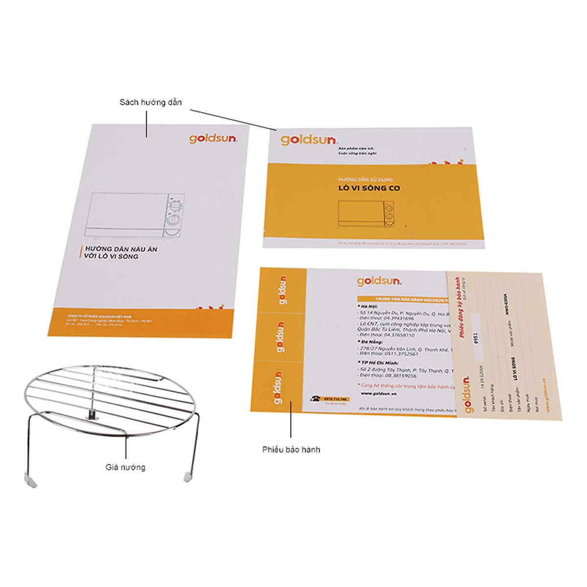 Lò Vi Sóng Cơ Có Nướng Goldsun MWO-G20SA (20 lít) - Chính Hãng