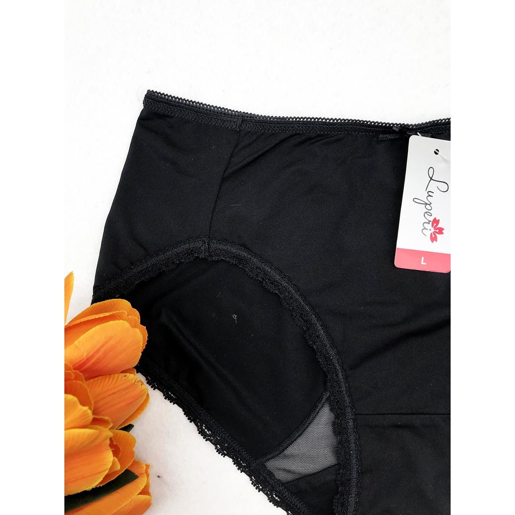 Quần Lót Nữ Trơn Cạp Cao LUPERI SP732 Dáng Bikini Phom To, Chất Liệu Microfiber Nhập Khẩu Mềm Mịn Co Giãn Không Lằn Mông