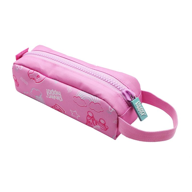 Bóp Viết Classic Boba Sành Điệu - Clever Hippo HC0105/Pink - Màu Hồng