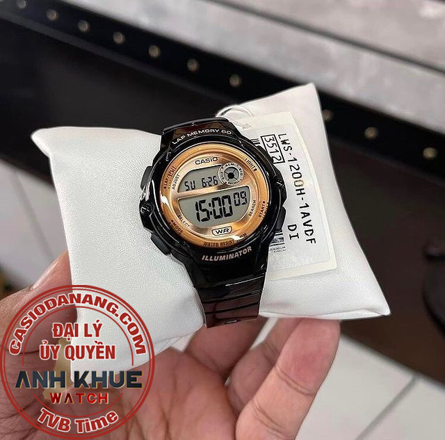 Đồng hồ nữ dây nhựa Casio Standard chính hãng Anh Khuê LWS-1200H-1AVDF (40mm)