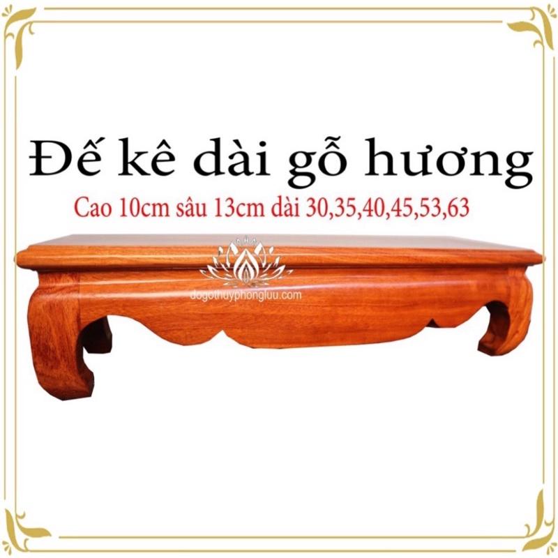 Đế kê khung ảnh thờ - Kỷ chữ nhật gỗ hương