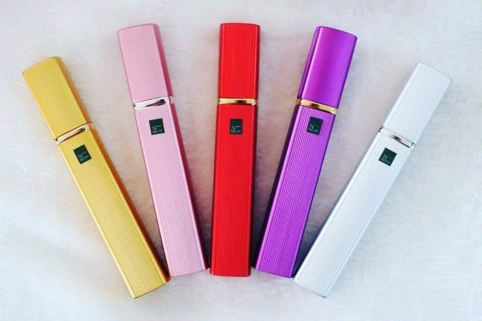 LỌ CHIẾT CHẤT LỎNG DẠNG VUÔNG 12ML BỌC NHÔM NHIỀU MÀU - NHỎ GỌN TIỆN DỤNG