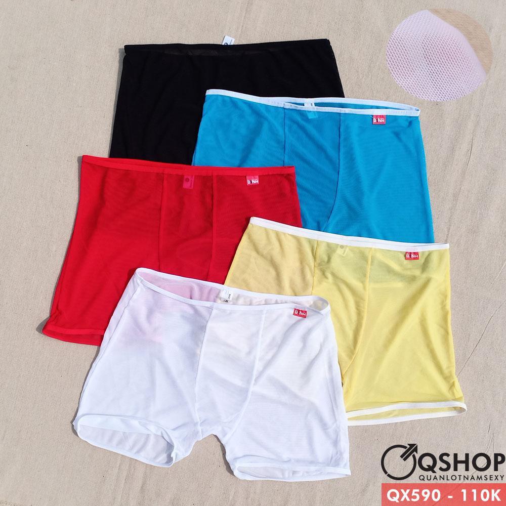 QUẦN BOXER NAM LƯỚI MỊN QSHOP QX590