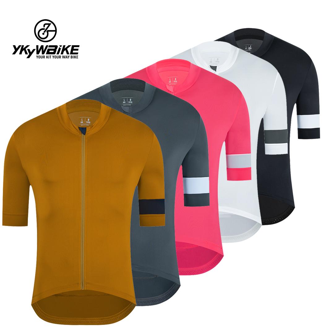 YKYWBIKE Đi Xe Đạp Jersey Bộ Xe Đạp Đồng Nhất Mùa Hè Đi Xe Đạp Bộ Đường Xe Đạp Áo Xe Đạp MTB Mặc Cổ Điển Quần Áo Đi Xe Đạp Color: YJZ149-black Size: Asia S