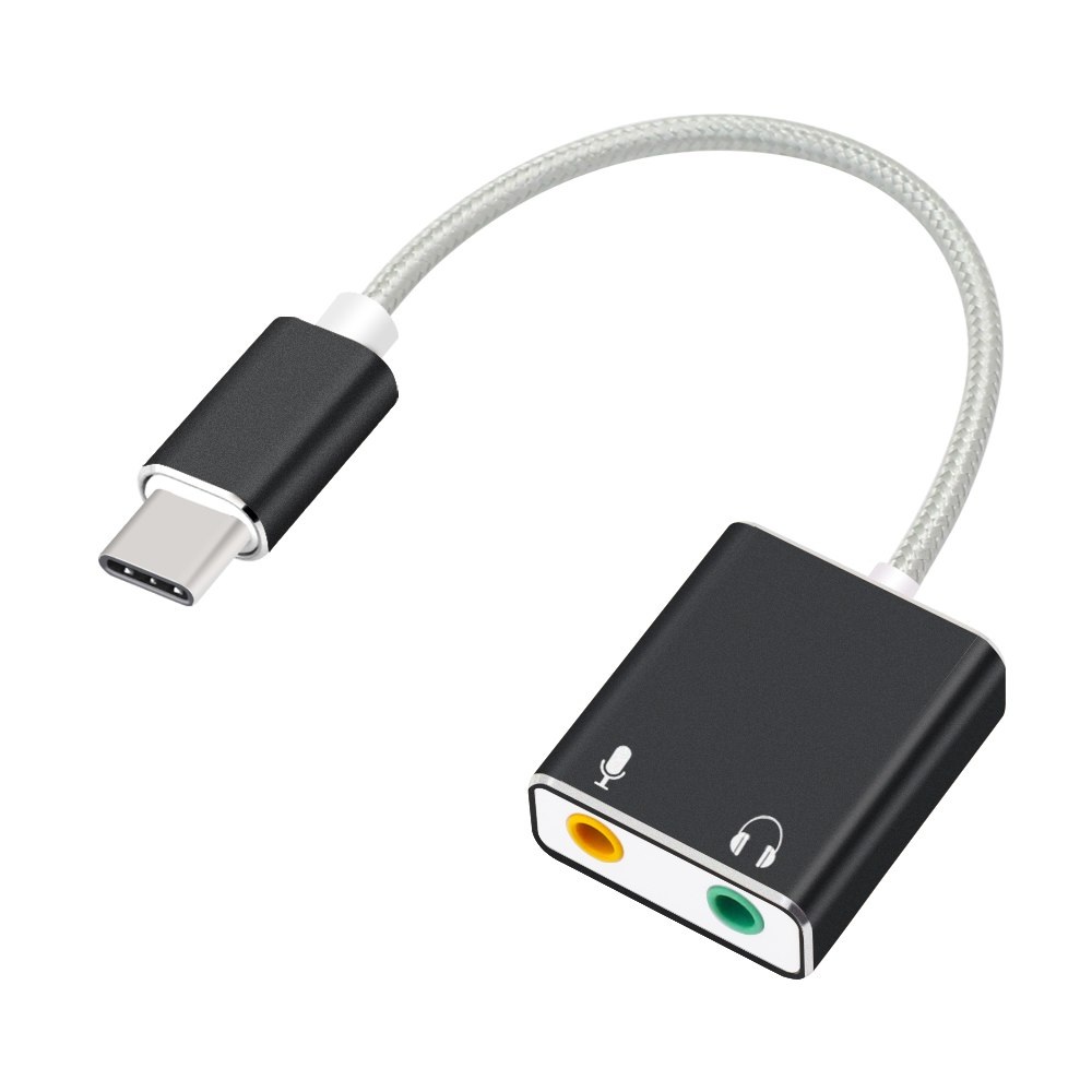 ROGTZ Cáp Type C Chia Ra Cổng Micro Và Loa 3D - Hàng Nhập Khẩu