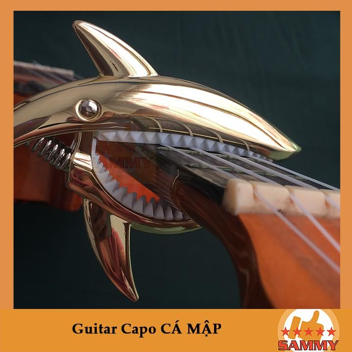 Capo đàn guitar Cá Mập - Guitar Shark capo đủ màu Gold, Bạc, Titan, Đen, Hồng