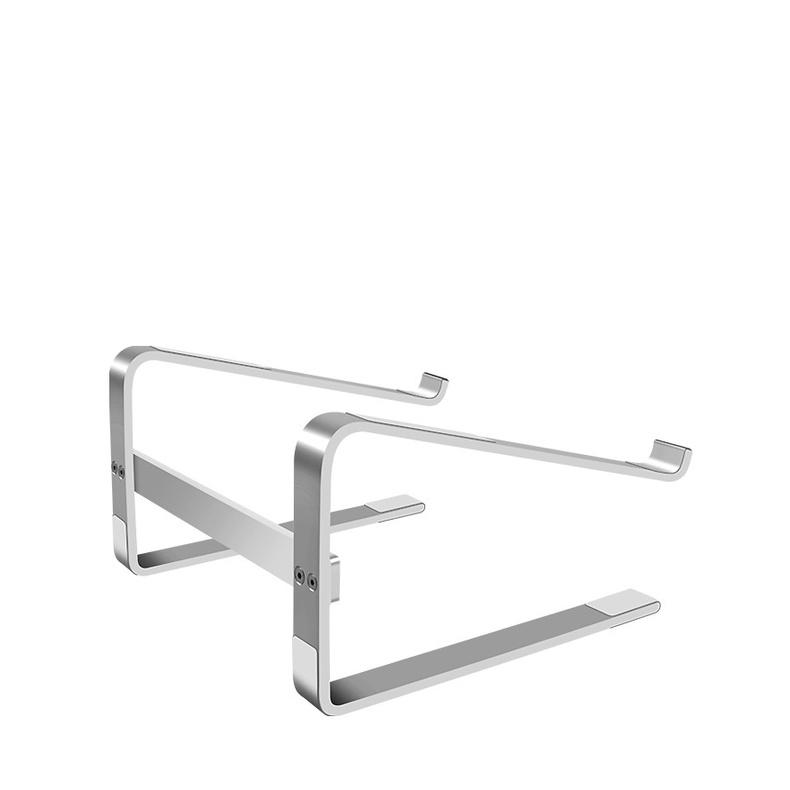 L210 Giá đỡ laptop bằng nhôm, hỗ trợ tản nhiệt, kiêm kê gọn bàn phím ngoài, mẫu 2 tầng.
