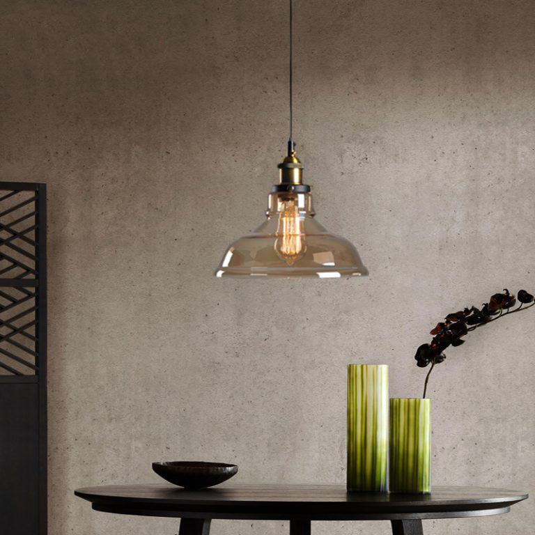Đèn thả BITON chao thủy tinh cao cấp trang trí nội thất hiện đại kèm bóng led ST64