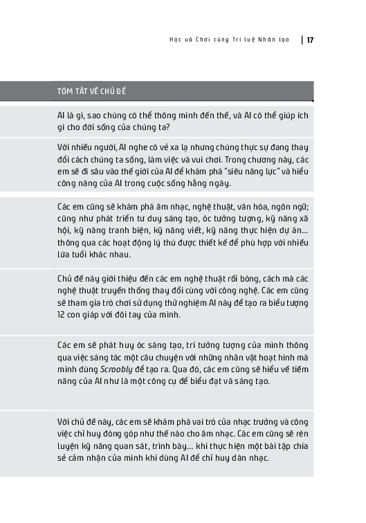 Xin Chào AI! - Học Và Chơi Cùng Trí Tuệ Nhân Tạo